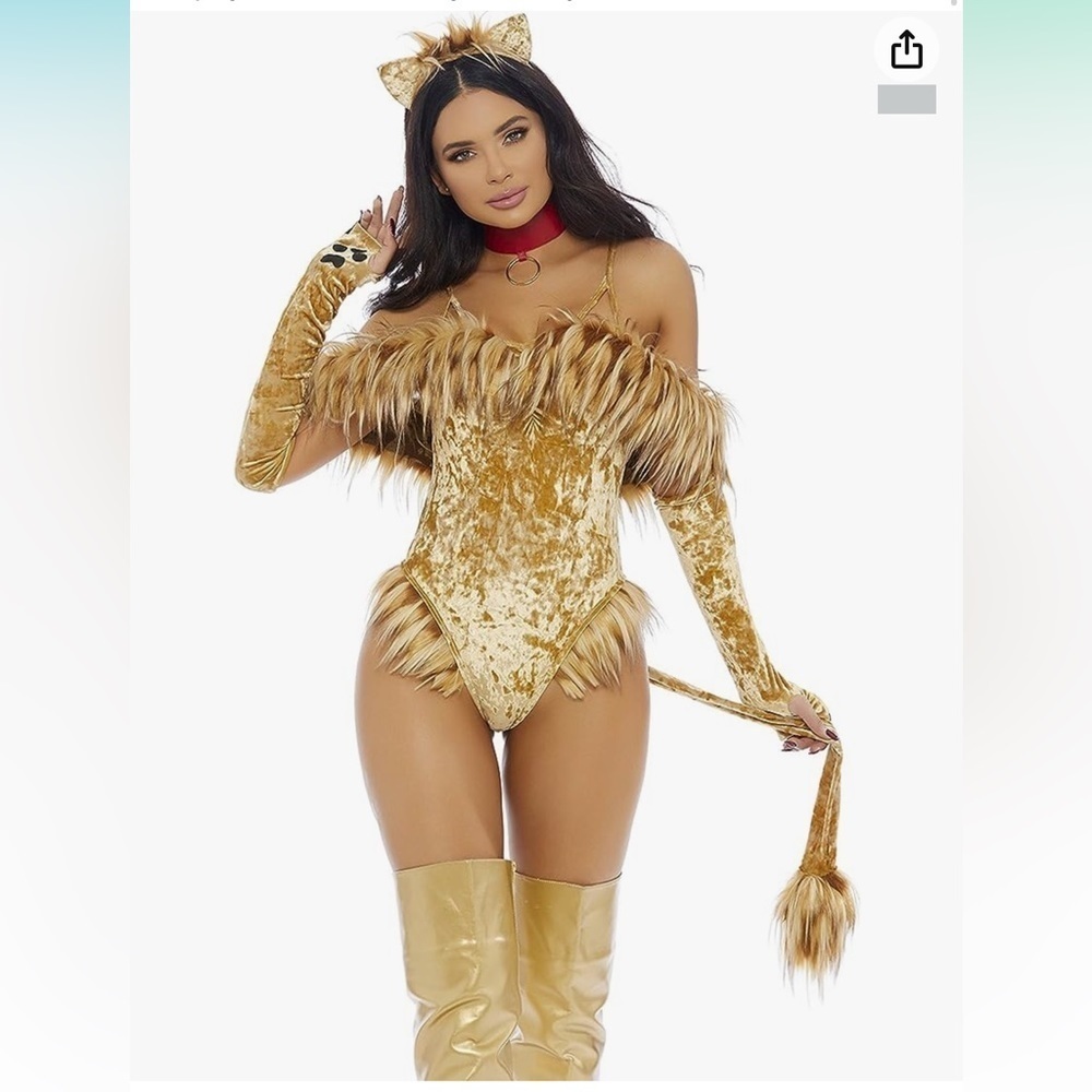 Forplay Golden Velvet Bodysuit